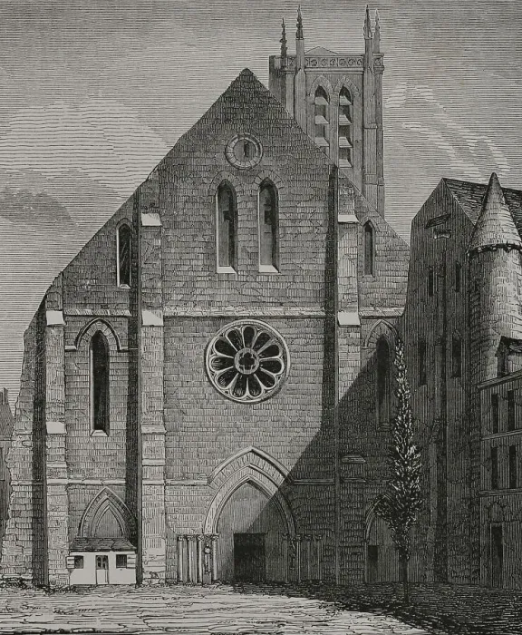 Framed Print : Paris, France. Facade of the former church of Framed Print : Paris, France. Facade of the former church of