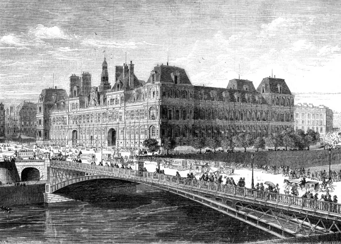 Framed Print : Paris, France - Hotel de Ville Framed Print : Paris, France - Hotel de Ville