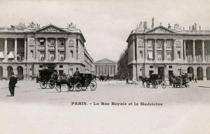 Framed Print : Paris, France - La Rue Royale and the Madeleine Framed Print : Paris, France - La Rue Royale and the Madeleine