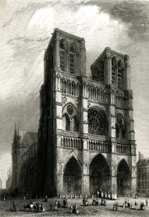Framed Print : Paris, France - Notre-Dame Framed Print : Paris, France - Notre-Dame