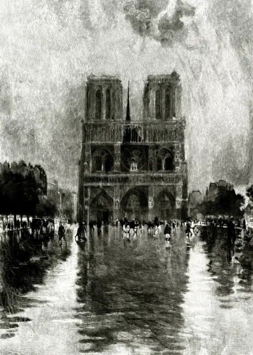 Framed Print : Paris, France - Notre-Dame Framed Print : Paris, France - Notre-Dame