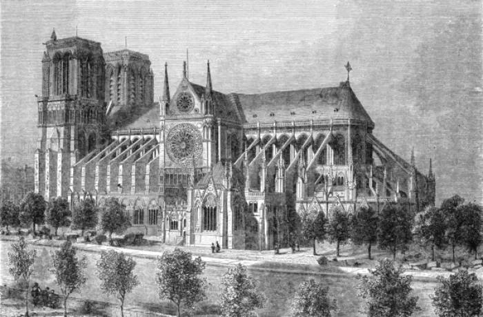 Framed Print : Paris, France - Notre-Dame Framed Print : Paris, France - Notre-Dame