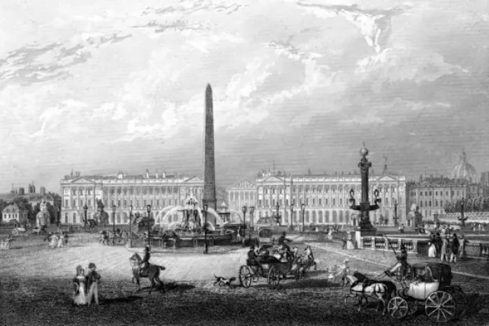 Framed Print : Paris, France - Place de la Concorde Framed Print : Paris, France - Place de la Concorde