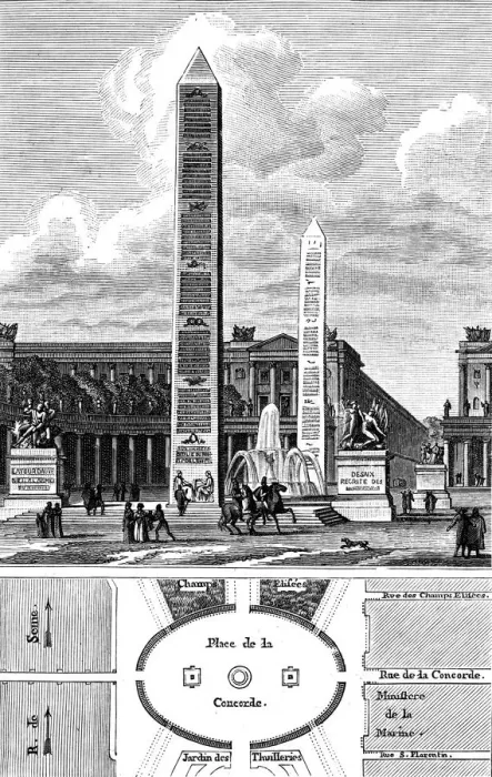 Framed Print : Paris, France - Place de la Concorde Framed Print : Paris, France - Place de la Concorde