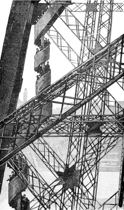 Framed Print : Paris, France - Tour Eiffel, Construction Framed Print : Paris, France - Tour Eiffel, Construction