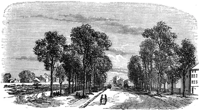 Framed Print : Paris, France - A view on the old Exterior Boulevards Framed Print : Paris, France - A view on the old Exterior Boulevards