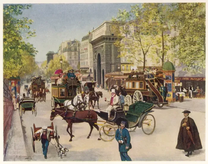 Framed Print : Paris / Grands Boulevards Framed Print : Paris / Grands Boulevards