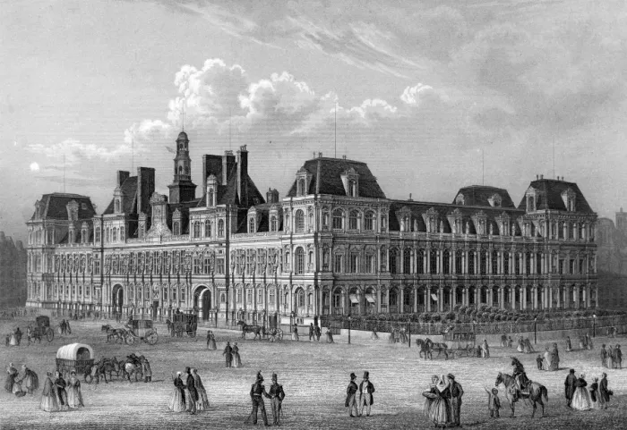 Framed Print : Paris / Hotel De Ville Framed Print : Paris / Hotel De Ville