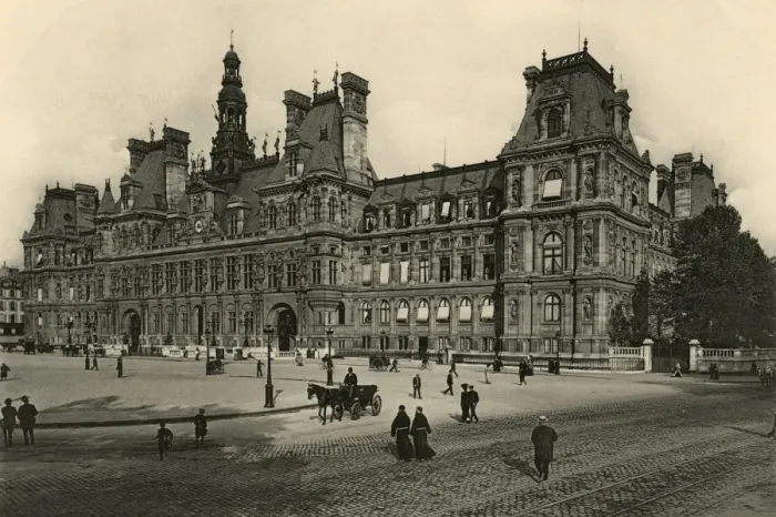Framed Print : Paris Hotel De Ville Framed Print : Paris Hotel De Ville