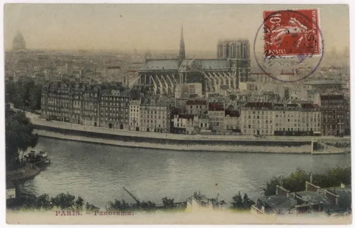 Framed Print : Paris / La Cite 1906 Framed Print : Paris / La Cite 1906