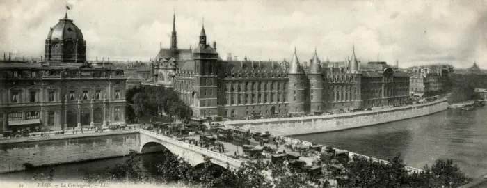 Framed Print : Paris LA Conciergerie 1905 Framed Print : Paris LA Conciergerie 1905