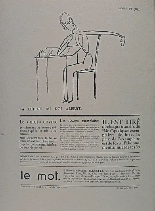 Framed Print : Paris: Le Mot 1914-1915 Bound folio Framed Print : Paris: Le Mot 1914-1915 Bound folio