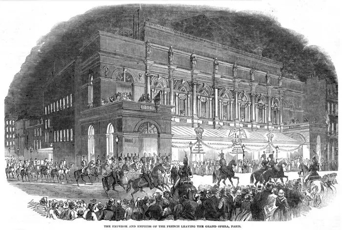 Framed Print : PARIS LOPERA 1853
