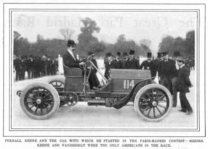 Framed Print : Paris-Madrid Race 1903 Framed Print : Paris-Madrid Race 1903