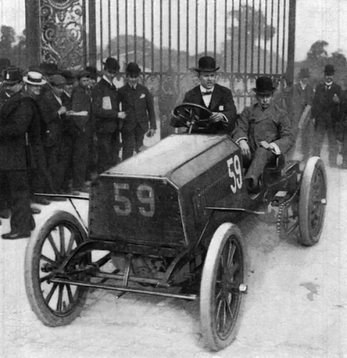Framed Print : Paris-Madris Race 1903 Framed Print : Paris-Madris Race 1903