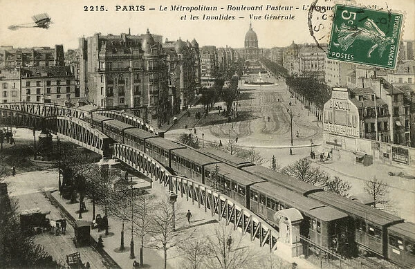 Paris - The Metro - Boulevard Pasteur - Les Invalides