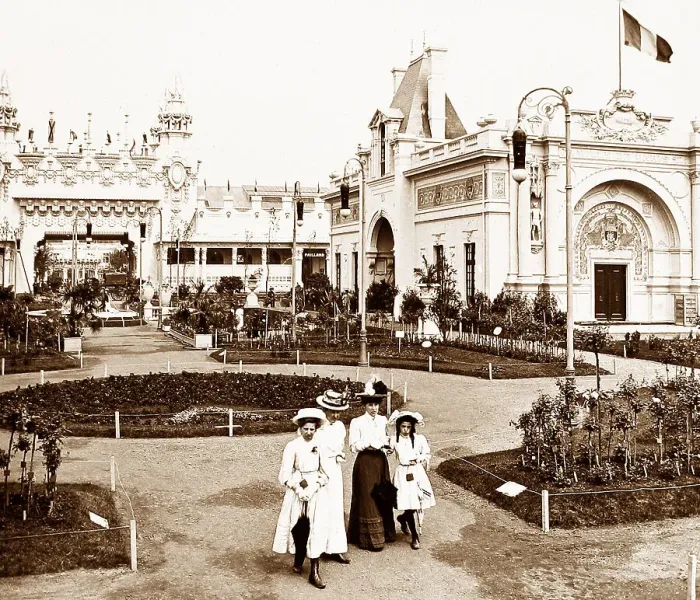 Framed Print : Paris Municipal Pavilion, Franco British White Framed Print : Paris Municipal Pavilion, Franco British White