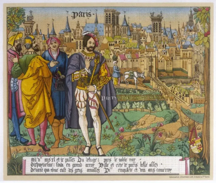 Framed Print : Paris / From North 15C Framed Print : Paris / From North 15C