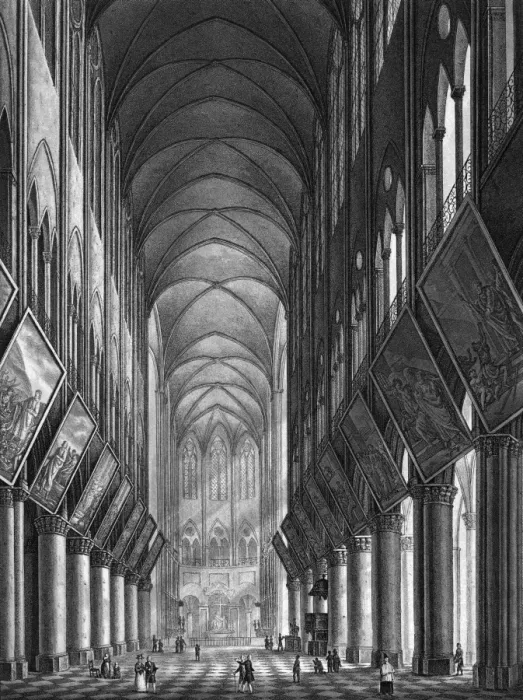 Framed Print : Paris / Notre Dame 1789 Framed Print : Paris / Notre Dame 1789