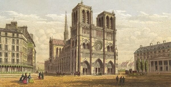 Paris  /  Notre Dame C1855