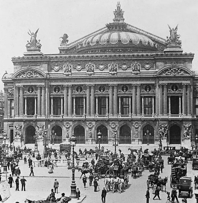 Framed Print : Paris Opera House France probably 1920s Framed Print : Paris Opera House France probably 1920s