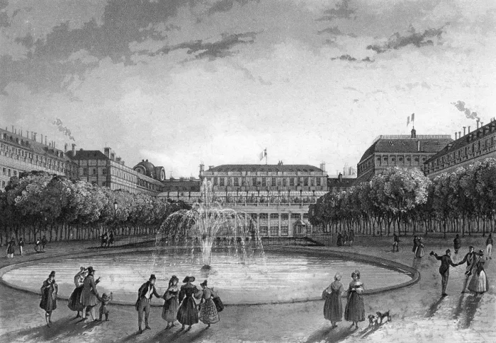 Framed Print : Paris Palais Royal Framed Print : Paris Palais Royal