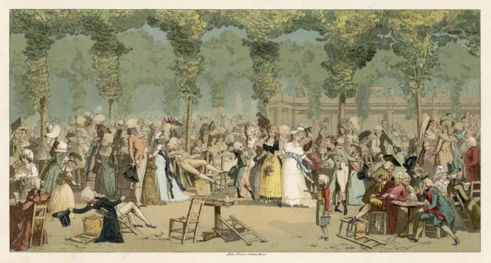 Framed Print : PARIS / PALAIS ROYAL 1792 Framed Print : PARIS / PALAIS ROYAL 1792