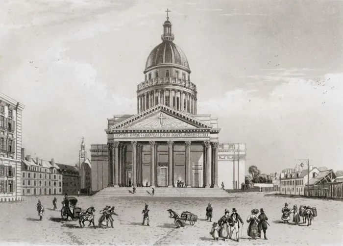 Framed Print : PARIS / PANTHEON C1820 Framed Print : PARIS / PANTHEON C1820