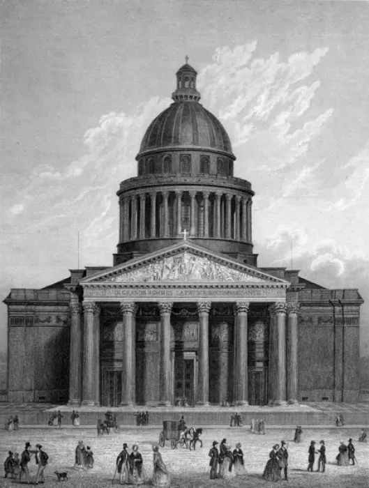 Framed Print : Paris / Pantheon C1856 Framed Print : Paris / Pantheon C1856