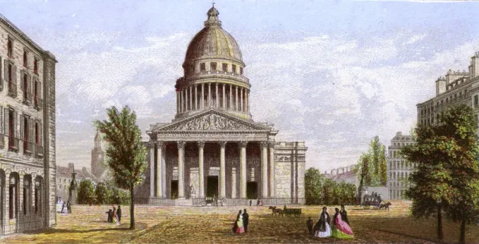 Framed Print : PARIS / PANTHEON C1860 Framed Print : PARIS / PANTHEON C1860
