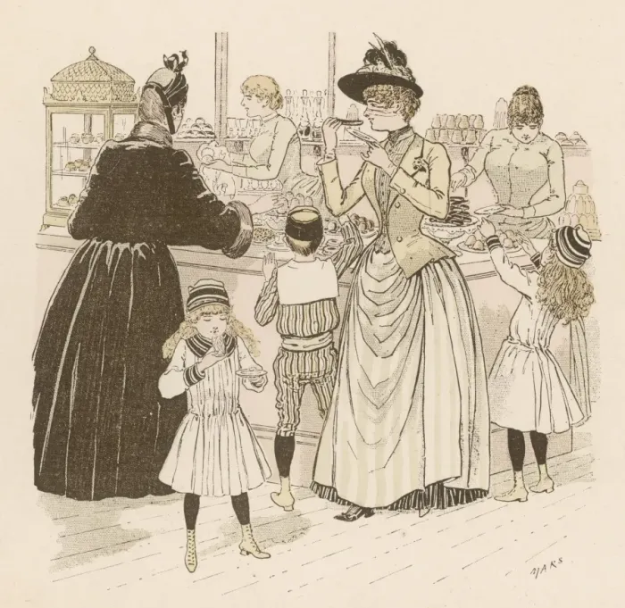Framed Print : Paris Patisserie / 1890 Framed Print : Paris Patisserie / 1890