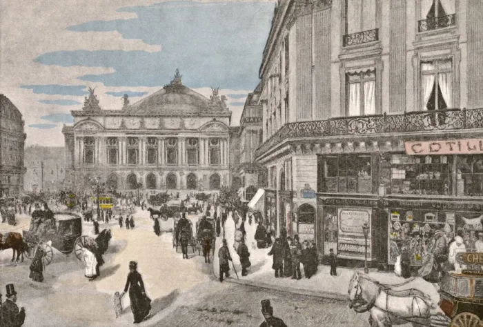 Framed Print : Paris / Place De L opera Framed Print : Paris / Place De L opera