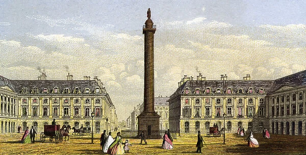 Paris  /  Place Vendome 1860