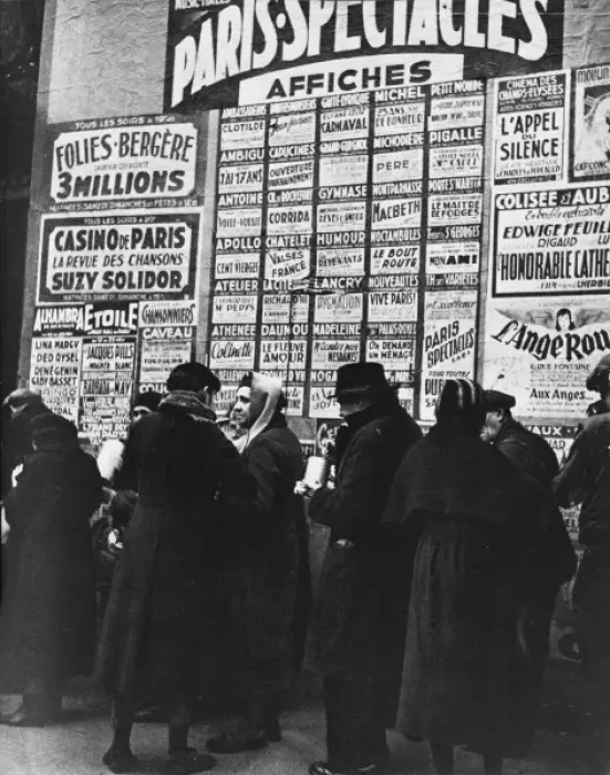 Framed Print : Paris posters WWII Framed Print : Paris posters WWII