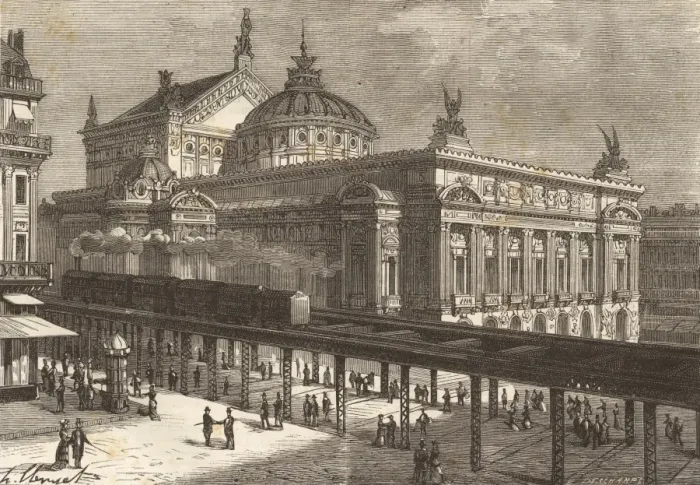 Framed Print : Paris / Railway Project Framed Print : Paris / Railway Project