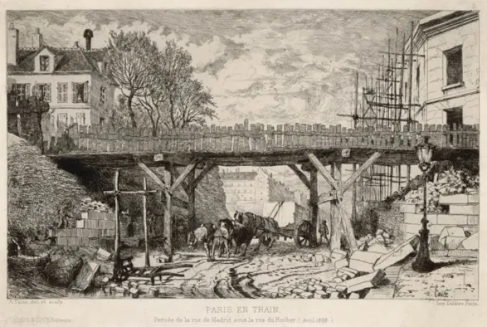 Framed Print : Paris / Rebuilding 1868 Framed Print : Paris / Rebuilding 1868