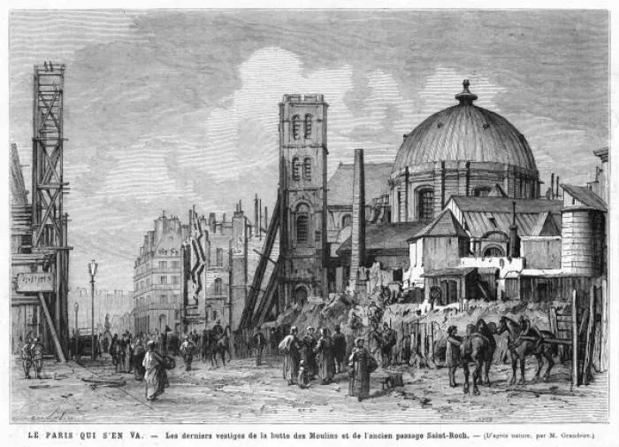Framed Print : Paris Rebuilding Framed Print : Paris Rebuilding