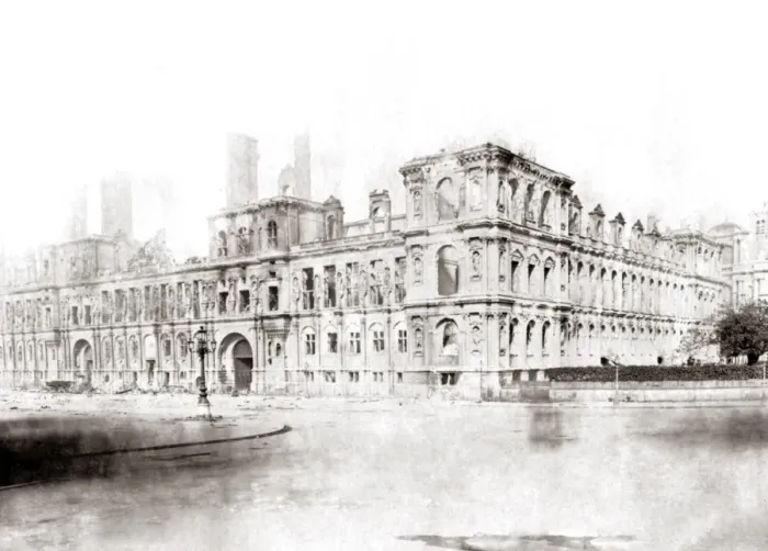 Framed Print : Paris ruins, Commune 1871 Framed Print : Paris ruins, Commune 1871