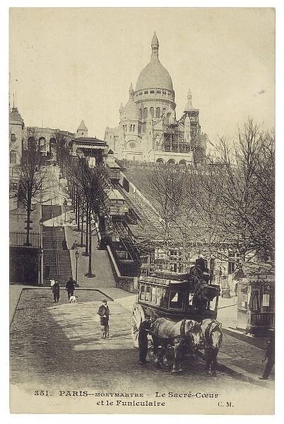 Paris  /  Sacre Coeur 1907