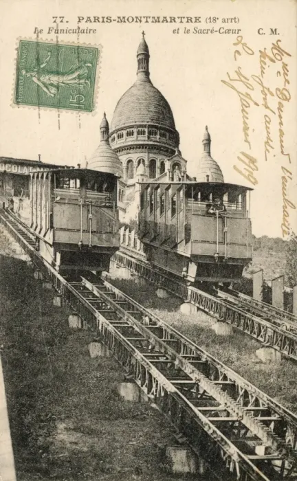 Framed Print : Paris  /  Sacre Coeur 1919