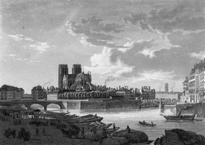 Framed Print : Paris / Seine / Notre Dame Framed Print : Paris / Seine / Notre Dame