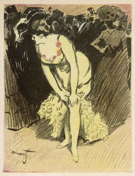 Framed Print : Paris Showgirl / 1902 Framed Print : Paris Showgirl / 1902