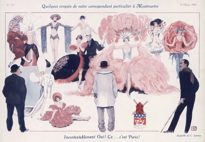 Framed Print : PARIS SHOWGIRLS / 1927 Framed Print : PARIS SHOWGIRLS / 1927