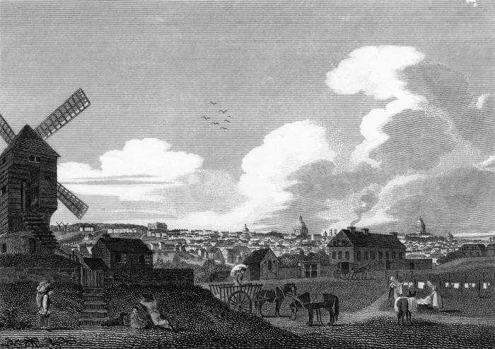 Framed Print : PARIS / FROM SOUTH 1816 Framed Print : PARIS / FROM SOUTH 1816