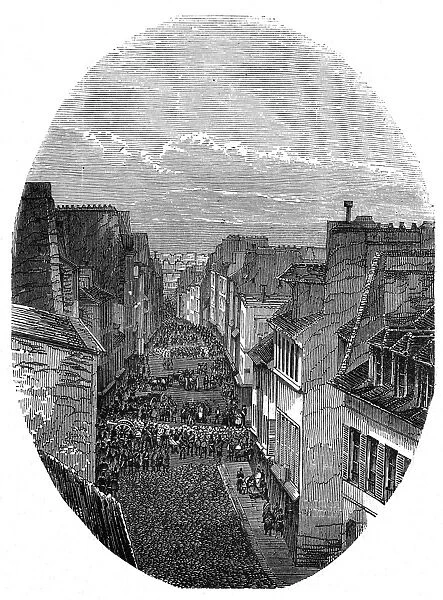 Paris St Maur barricade 1848