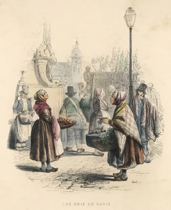 Framed Print : Paris Street Trade Framed Print : Paris Street Trade
