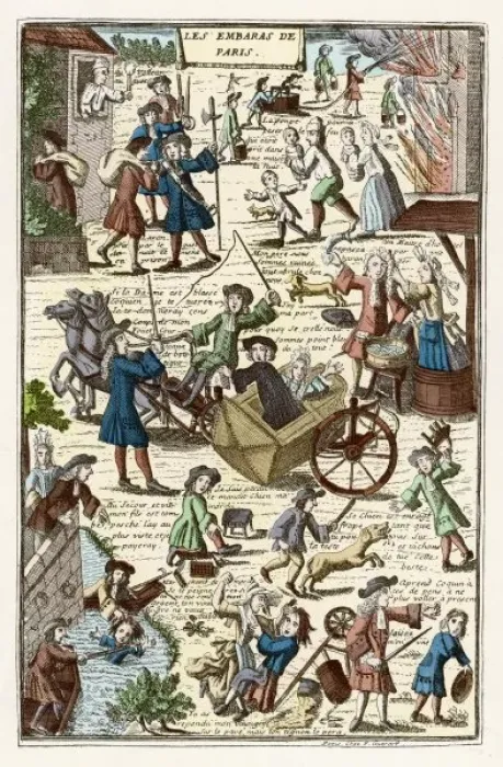 Framed Print : Paris Streets, C17 Framed Print : Paris Streets, C17
