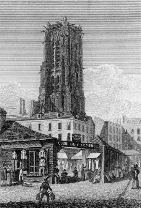 Framed Print : PARIS / TOUR ST JACQUES Framed Print : PARIS / TOUR ST JACQUES