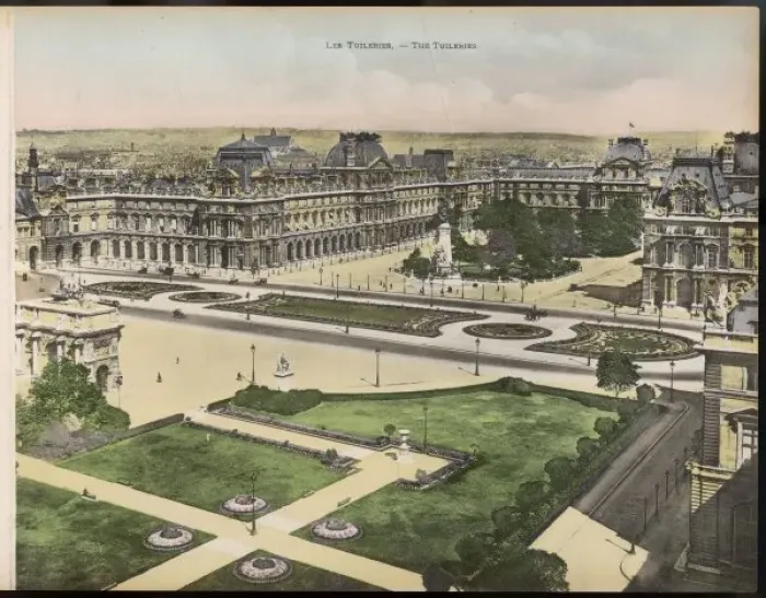 Framed Print : Paris / Tuileries C1905 Framed Print : Paris / Tuileries C1905