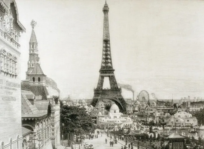 Framed Print : Paris Universal Exhibition (Exposition Universelle) Framed Print : Paris Universal Exhibition (Exposition Universelle)